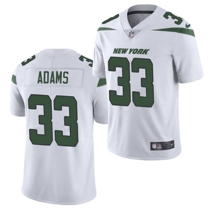 Men New York Jets #33 Jamal Adams Nike White Vapor Limited NFL Jersey->new york jets->NFL Jersey